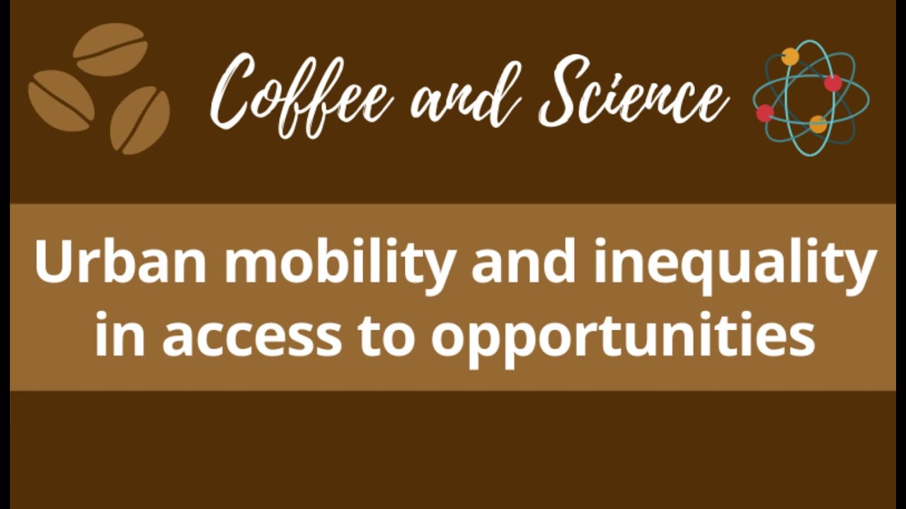 Dr Rafael Pereira: Urban mobility and inequality in access to opportunities