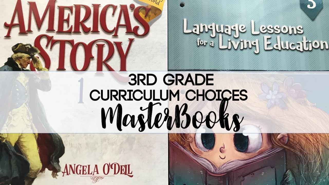 MasterBooks 3rd Grade Homeschool Curriculum Picks 2019-2020 School Year