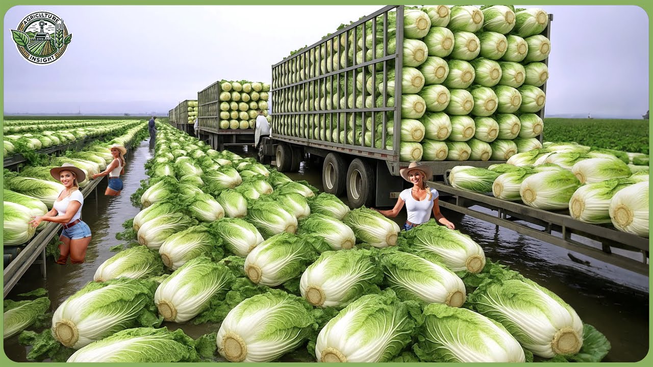 Modern Agriculture Machines on Another Level - Farmers Harvest Record-Breaking Billion Tons of Food