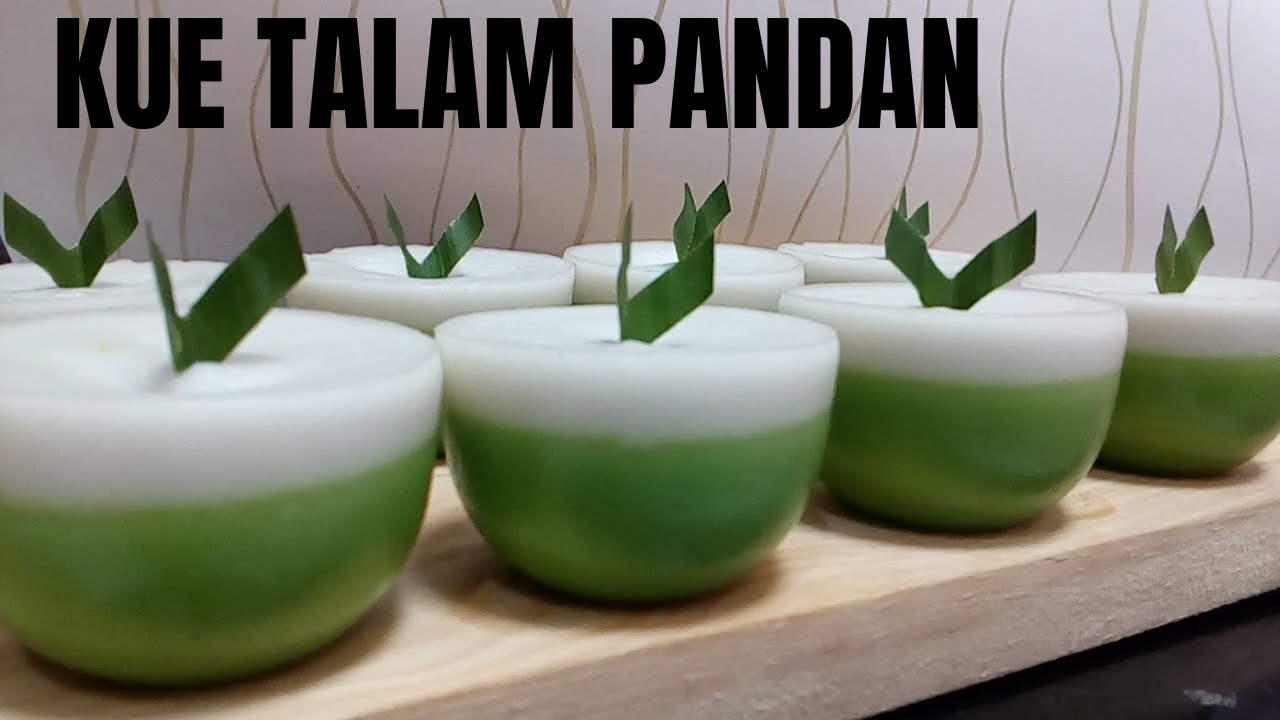 KUE TALAM TEPUNG BERAS PANDAN LEMBUT DAN ENAK