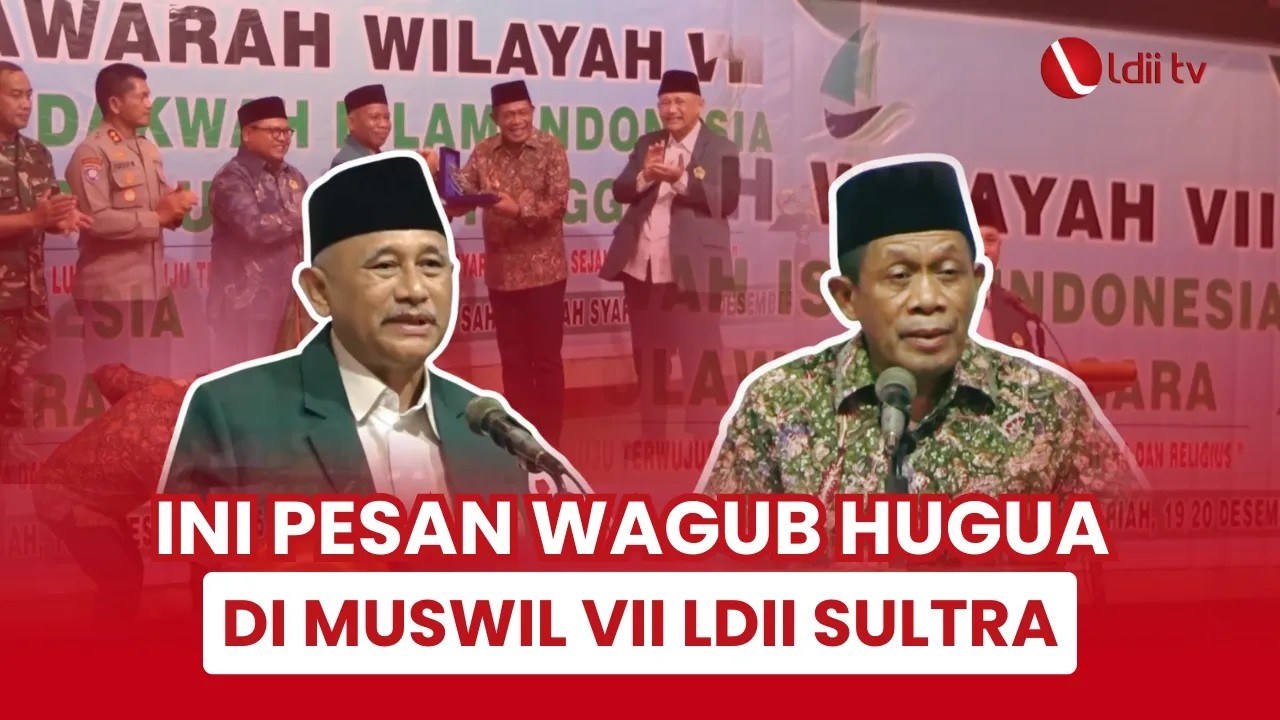 LDII TV: Wagub Sultra Apresiasi LDII pada Muswil VII: Mitra Strategis Pembangunan Daerah