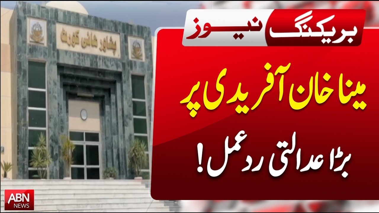 Court&rsquo;s Major Response to Meena Khan Afridi | Latest Update| BREAKING NEWS| ABNNEWS|