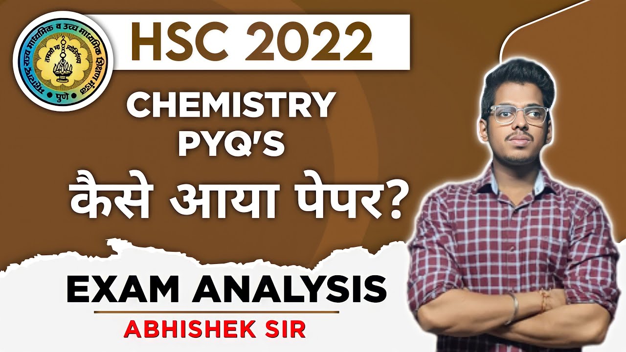 Chemistry PYQs March 2022 Live Paper Solving 🎯 Booster Batch HSC Class12th Abhishek Sir  Chemistry.