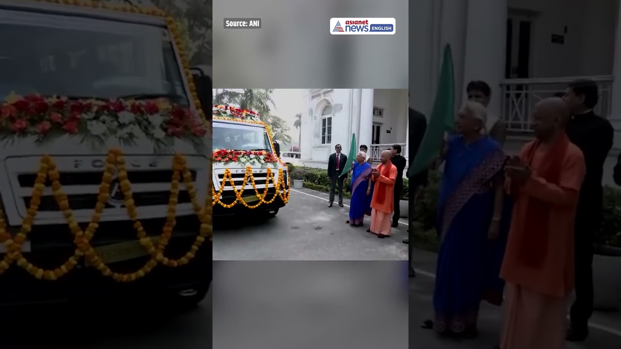 CM Yogi Greets Governor Anandiben Patel on Her Birthday