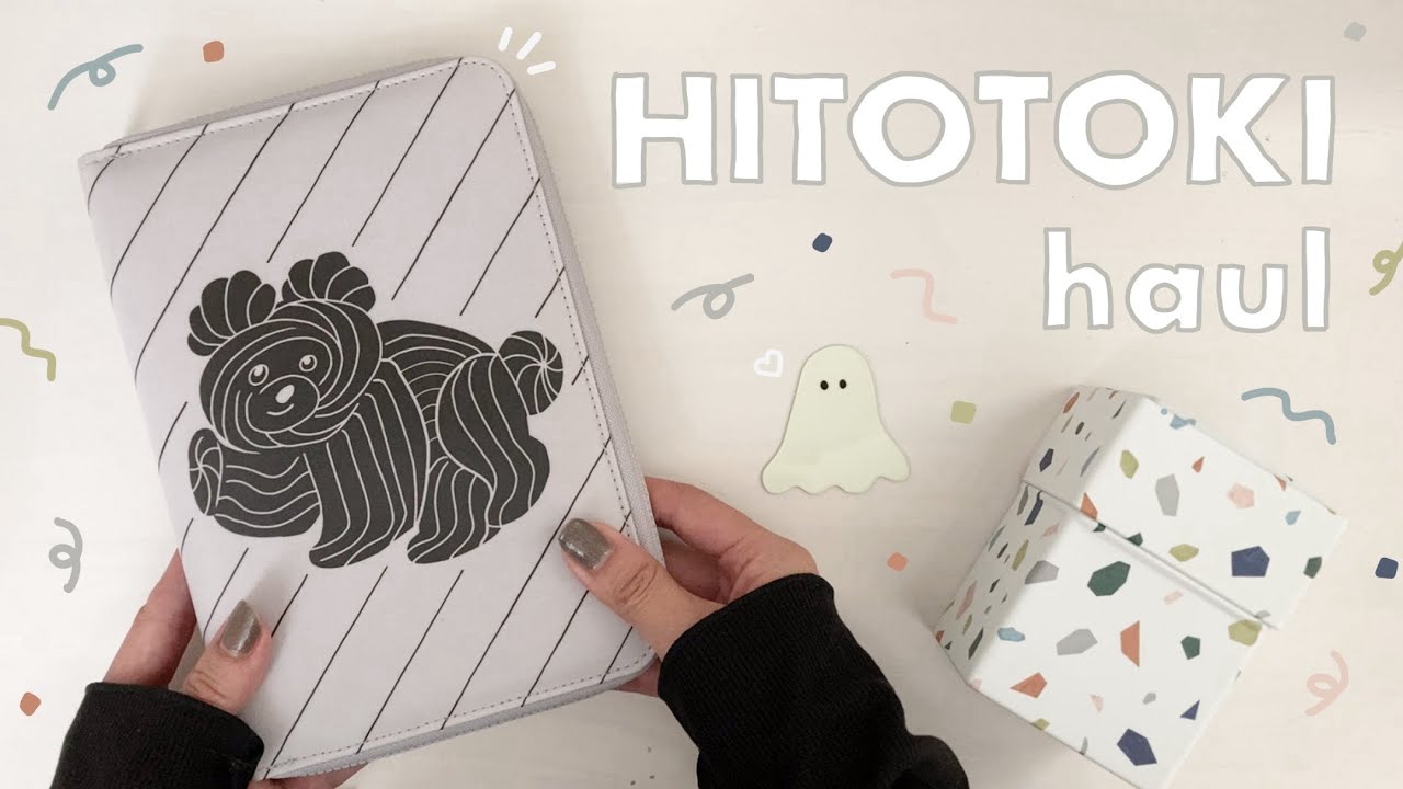 【声あり🎤】HITOTOKIさんの購入品紹介｜ヒトトキノートラウンドジップタイプ｜KITTA缶｜SODAマステ