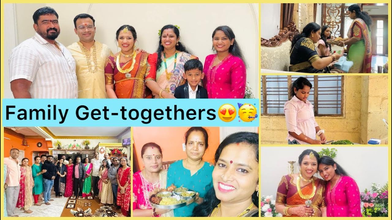 FAMILY Get-togethers😍||Veekshitha akka's house warming🥳||SPURTHI VLOGS||