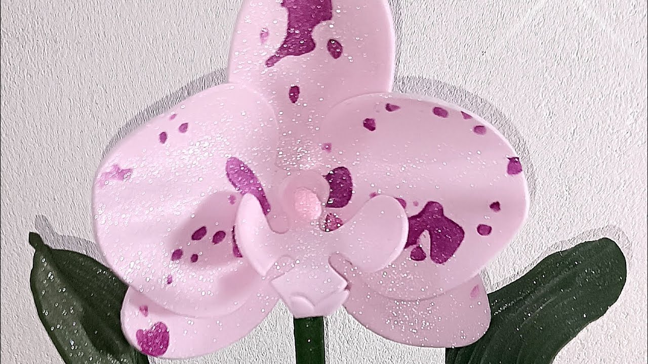 Caneta Orquídea em Eva #diy #gomaeva #foami #canetadecorada