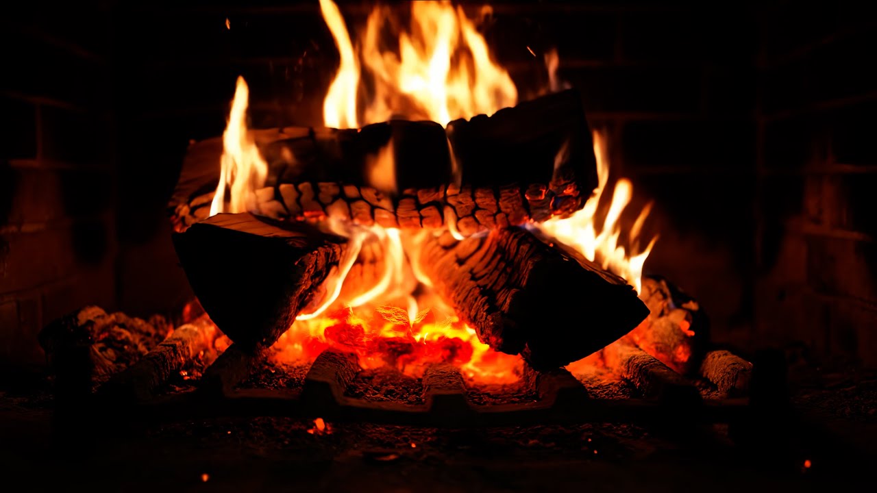 【Fire Meditation】3 Hours Wood Burning Crackle for Winter Warmth & Quiet Reading