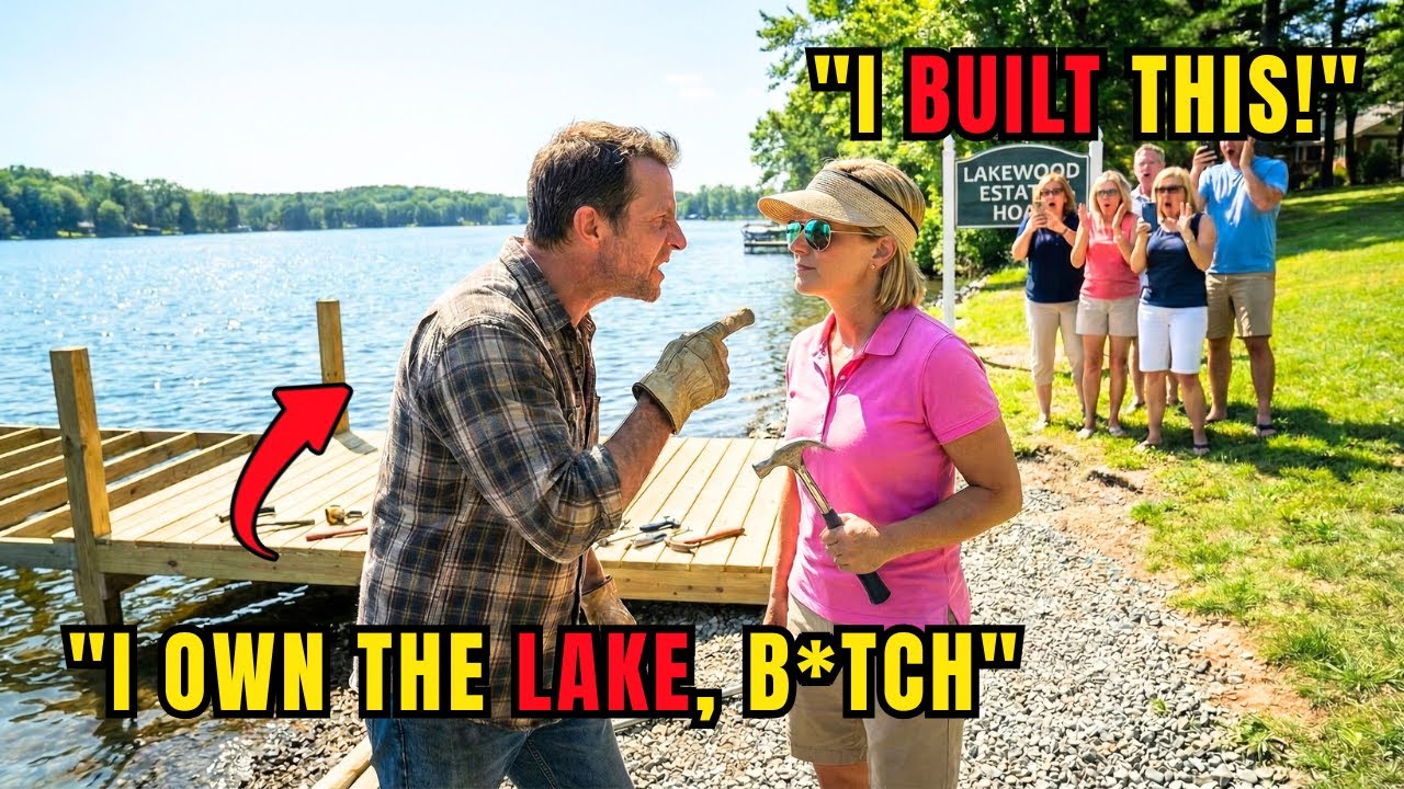 HOA President Built a Dock on My Lake — I Let Him Finish, Then Revealed the 1847 Water Rights Deed