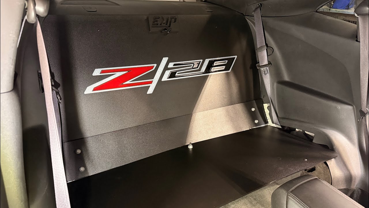 5th gen Camaro rear seat delete kit install 