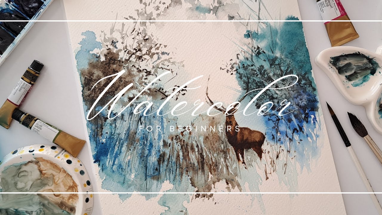 Watercolor Painting Tutorial: How To Paint A Stunning Deer In Just 4 Steps!