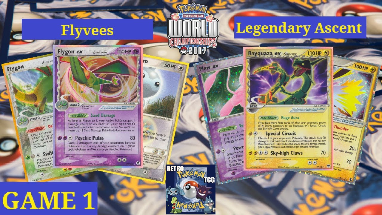2007 Pokemon World Championship Decks - Legendary Ascent Vs Flyvees - Game 1