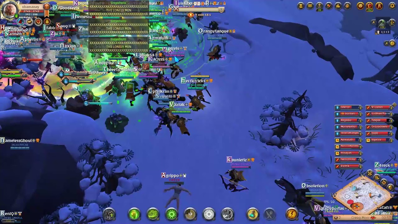 NATURE FACTION FIGHTS ALBION ONLINE