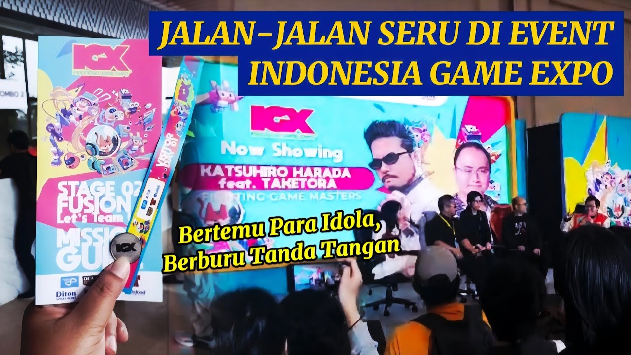 JALAN-JALAN KE EVENT INDONESIA GAME EXPO, SURGANYA PARA GAMERS