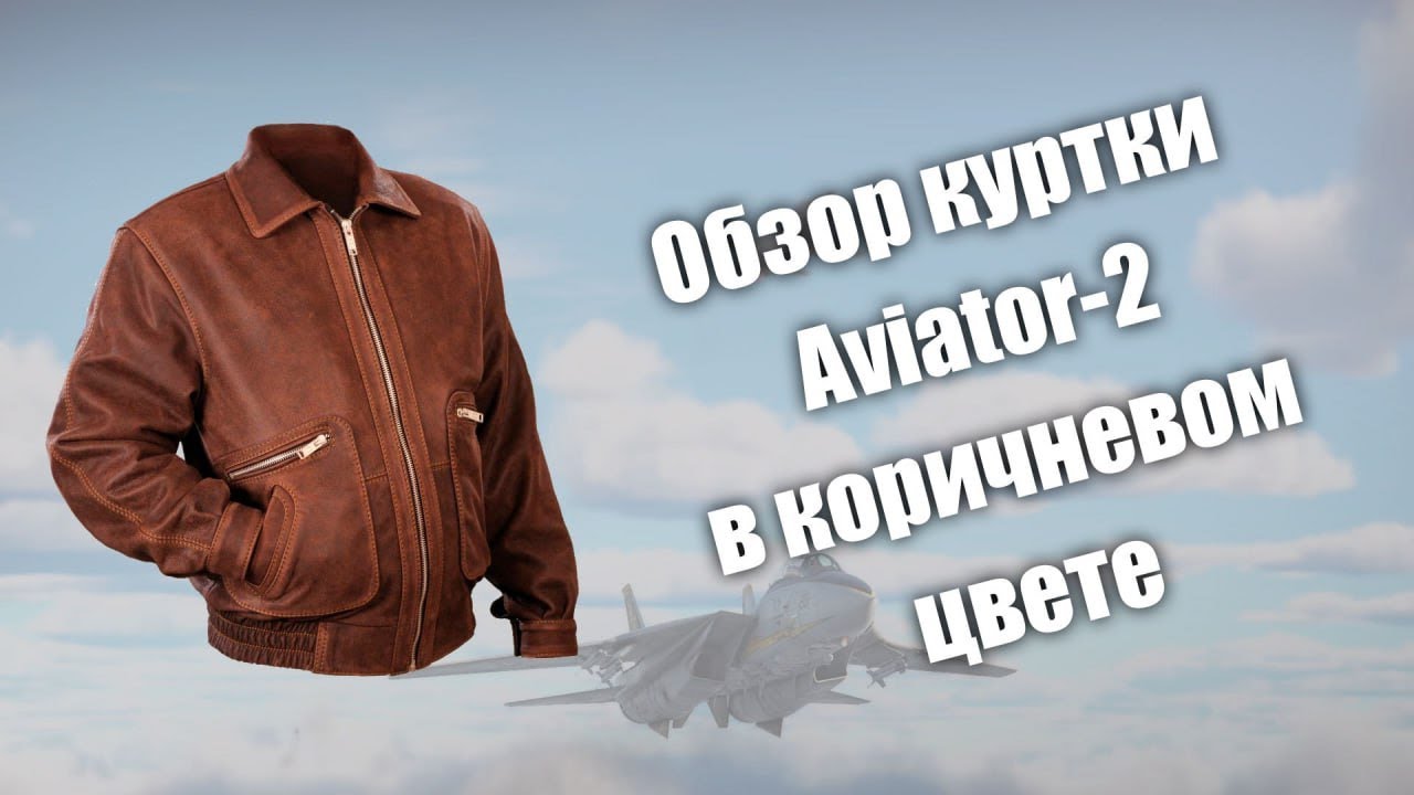 Обзор куртки Aviator 2 в коричневом цвете