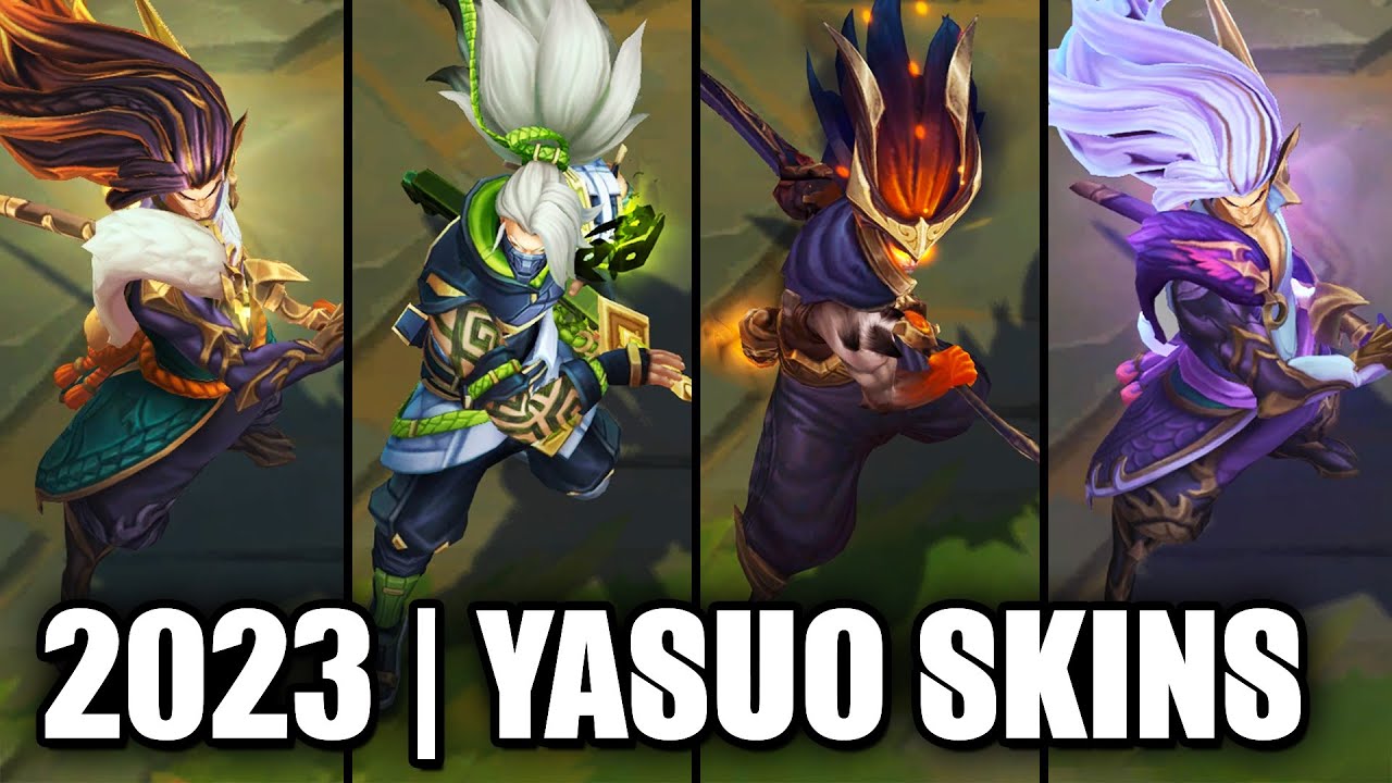 ALL YASUO SKINS SPOTLIGHT 2023 | League of Legends