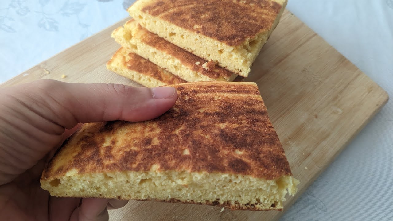 15 Dakikada Pratik Mısır Ekmeği 🌽 Sağlıklı Ve Tok Tutar 👌 Kahvaltıya  Ekmek Yerine