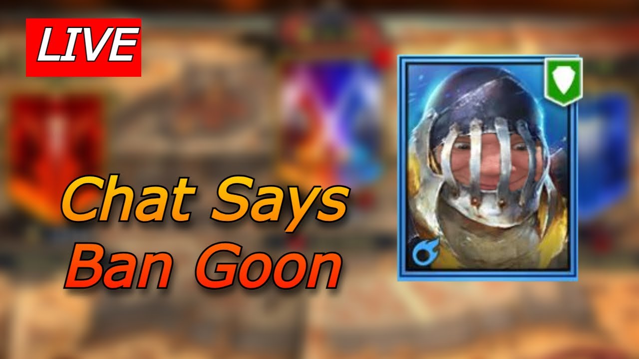 Chat Picks Who I Ban Live For Some Off Season Fun Raid Shadow Legends