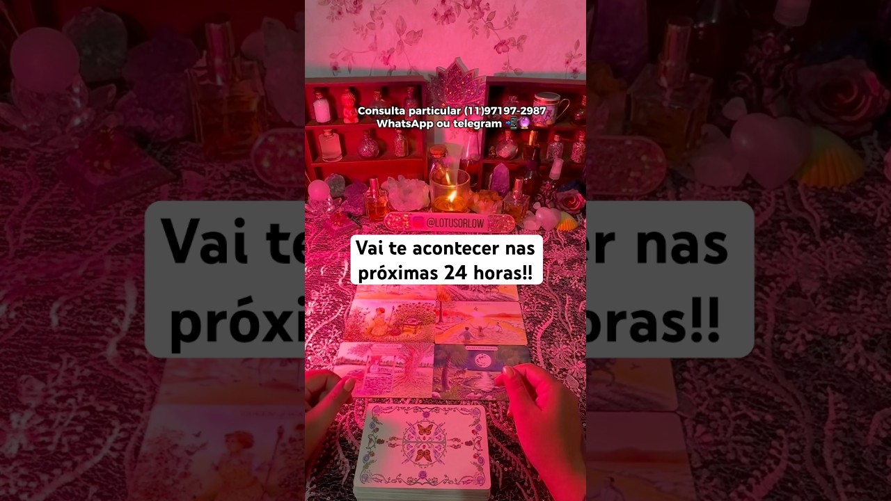 Vai te acontecer nas PR&Oacute;XIMAS 24 horas! TAROT ONLINE A #tarothoje #tarot #tarotonline