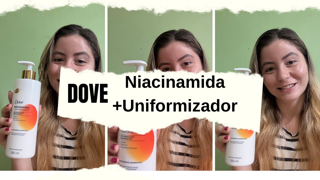 Dove Niacinamida+Uniformizador 48h hidratação regenerativa 380ml Sérum deo hidratante 