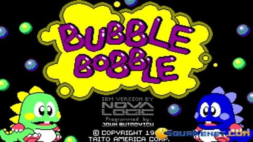 Bubble Bobble gameplay (PC Game, 1987)