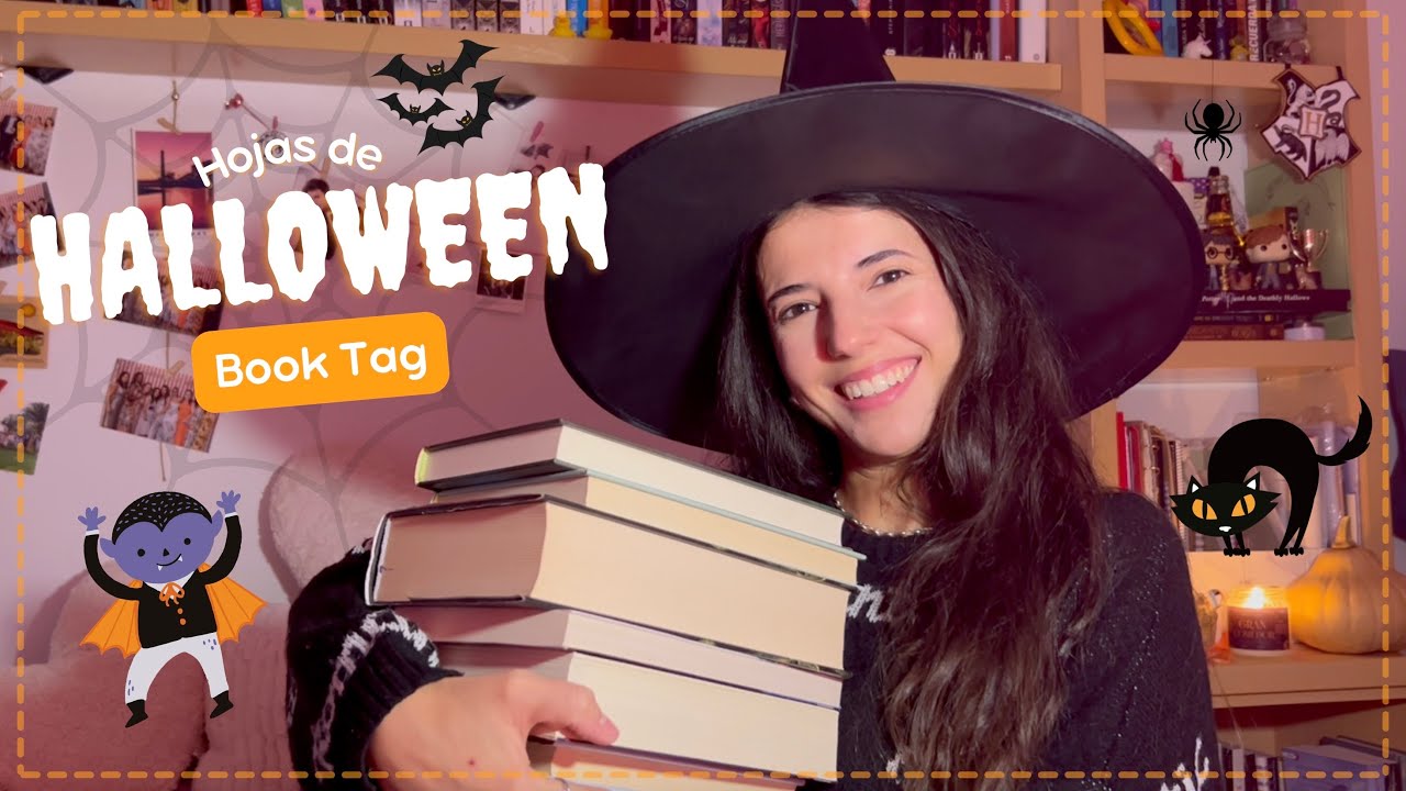 BOOK TAG Hojas de HALLOWEEN 🎃 13 libros sobre los que comentar 📚👻