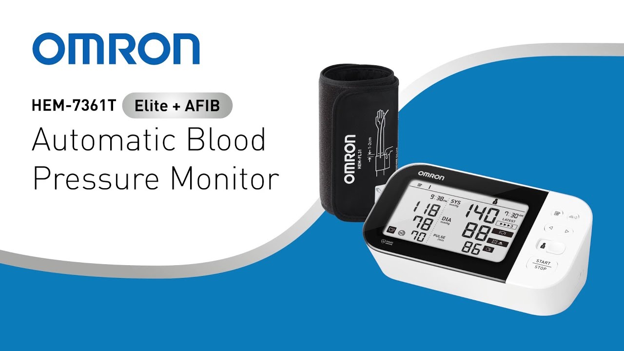 Omron HEM7361T Elite + AFIB | Blood Pressure Monitor