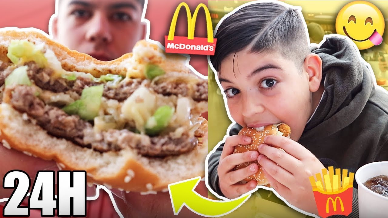 🍟🍔 MANGIAMO SOLO McDONALD'S per 24 ORE!! *gustoso*