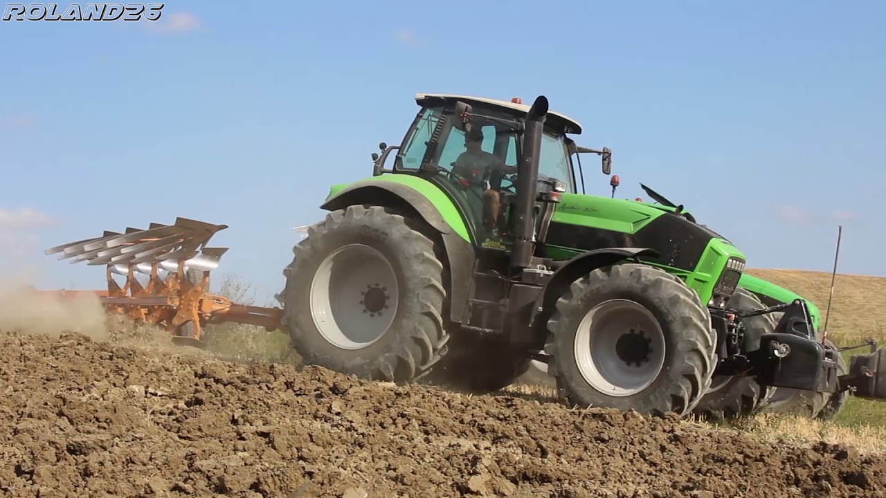 Deutz Fahr plowing Power!  -Agrotron X710 & 260-   [Az.  Agr. Falini]