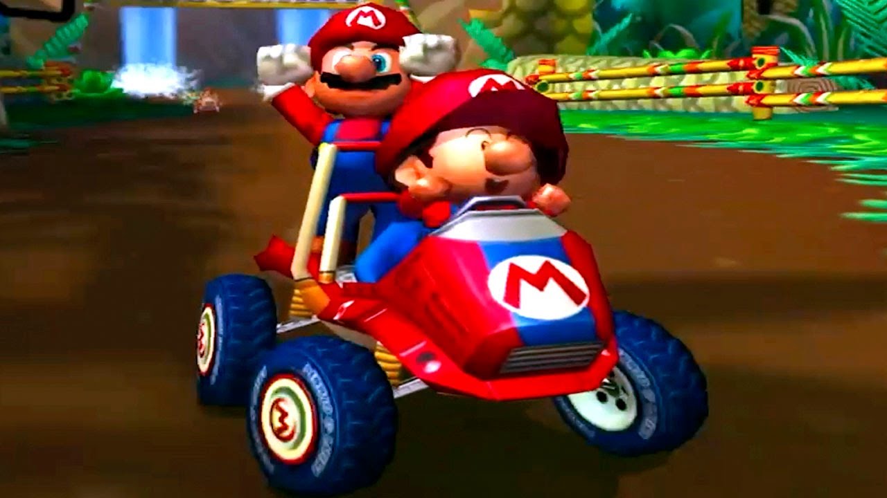 Mario Kart: Double Dash!! - Grand Prix - Mushroom Cup - Mario and Baby Mario