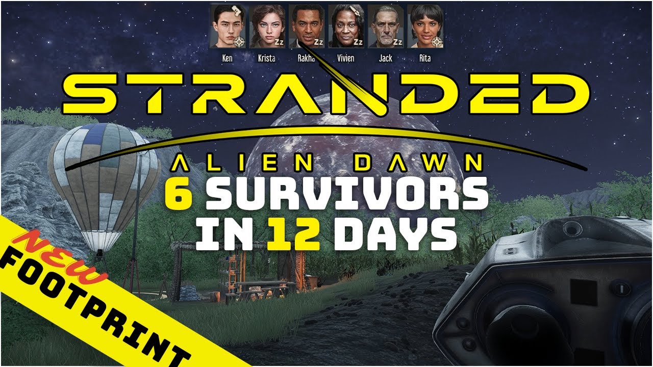 Игровой процесс STRANDED ALIEN DAWN и советы по получению дополнительных выживших!