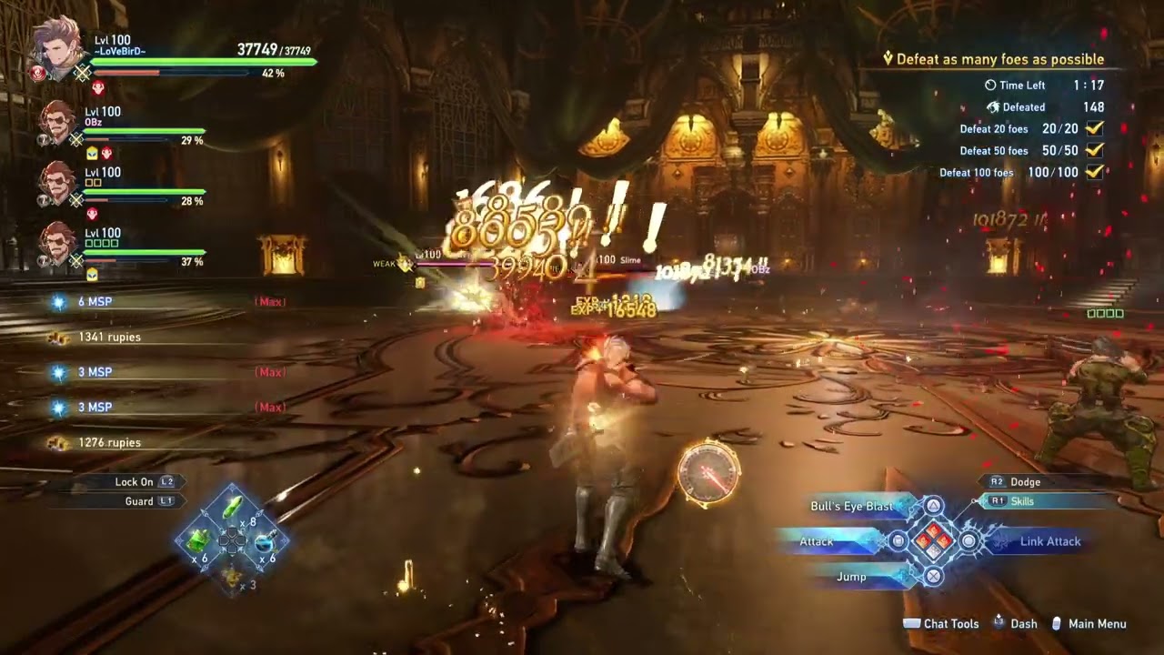 Granblue Fantasy Relink - Slimepede DOUBLE Prismatic Slimes!