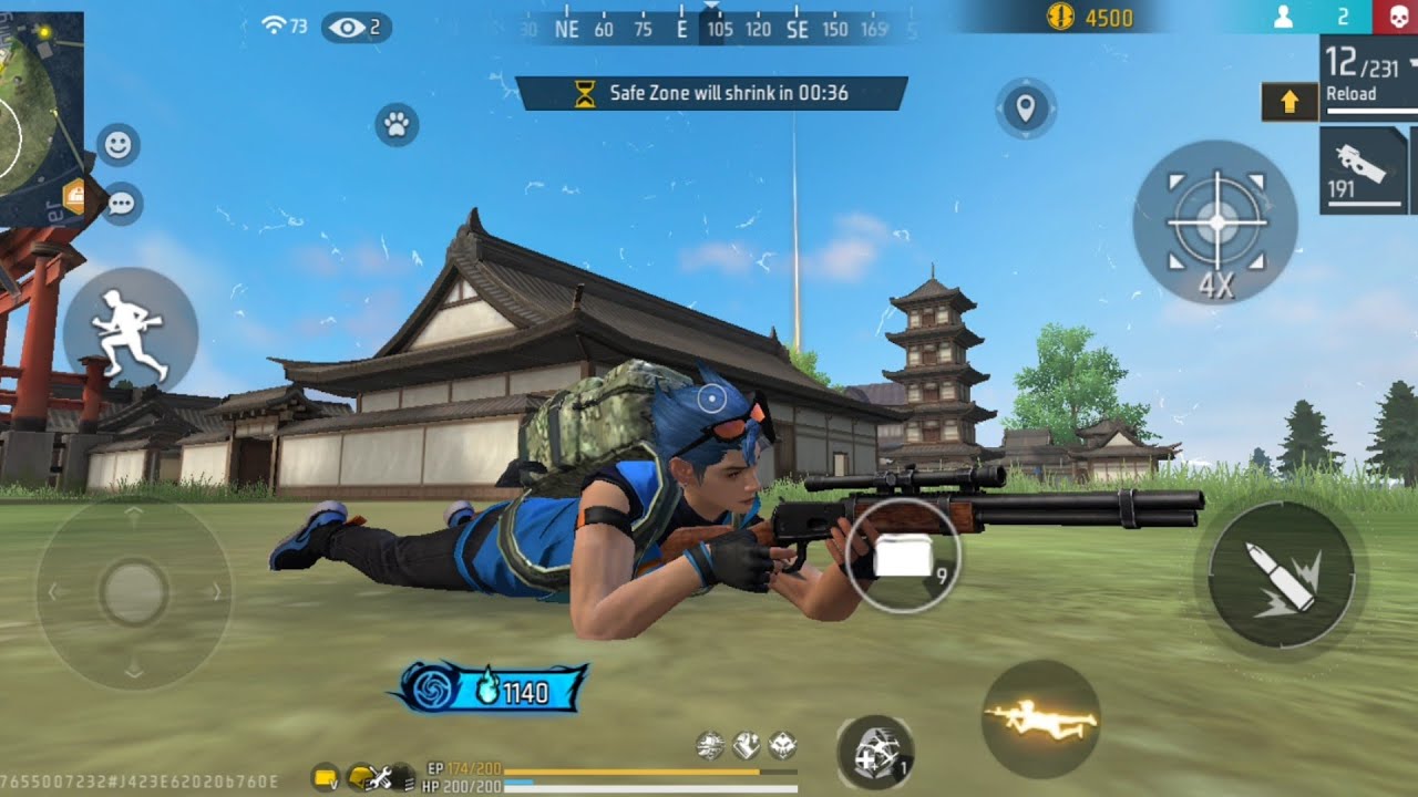 Battle Royale Solo Match Free Fire Max l Booyah #freefiremax #trending #battleroyalegame #ff #solo 