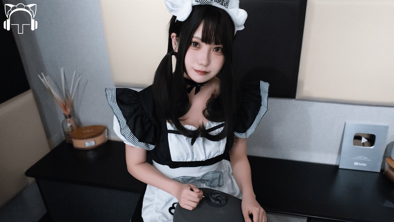【花村きり】綿棒Only♡メイドさんの膝枕耳かきタイム【ASMR / 4K】