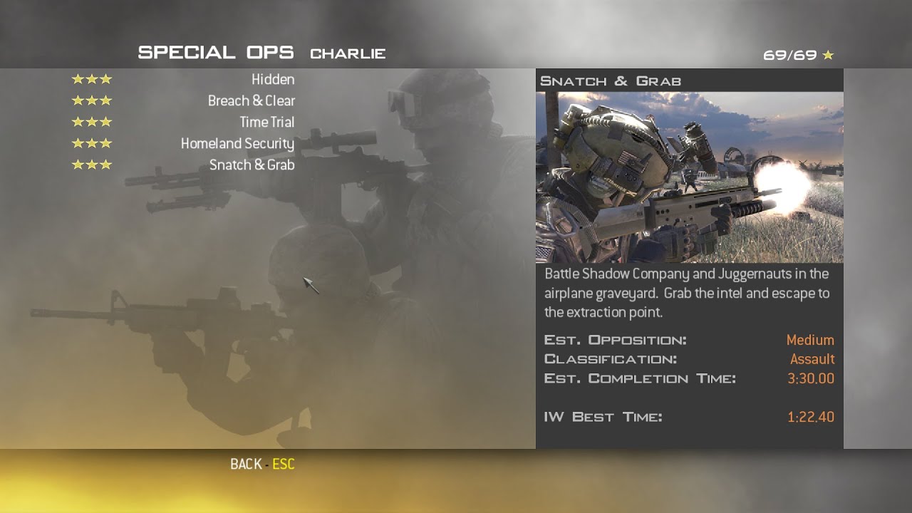 Call of Duty: Modern Warfare 2 Special Ops - All Charlie Missions on Veteran (Gameplay/Walkthrough)