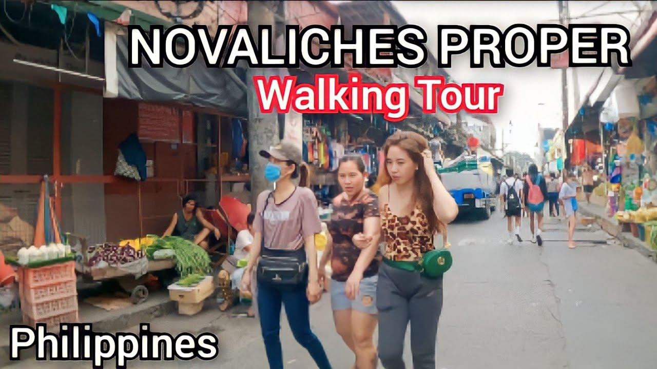 Novaliches Proper, Quezon City. Philippines -Walking Tour [4K]