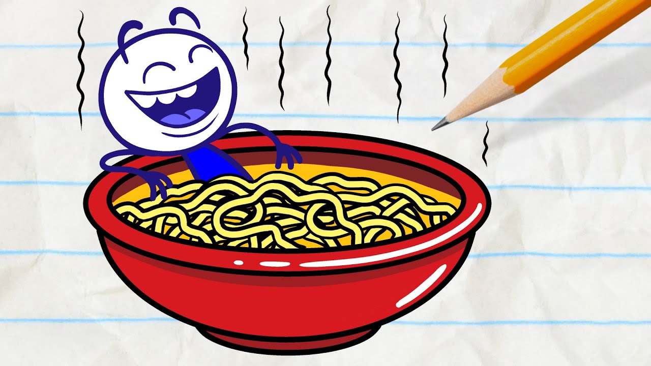 Pasta Point Of No Return | Pencilmation Cartoons!