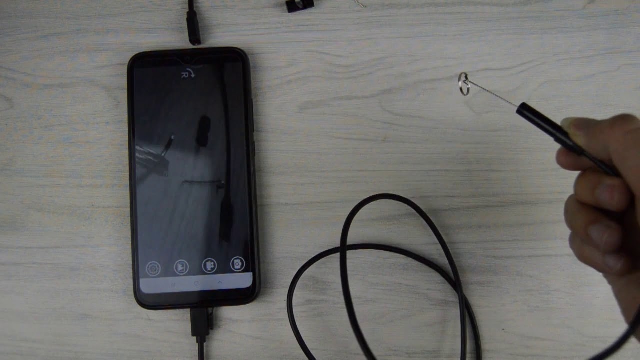 7mm Endoscope Camera Inspection Borescope Camera Micro USB OTG Type C for Android PC
