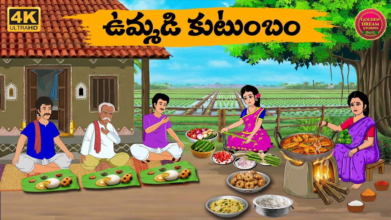 ఉమ్మడి కుటుంబం -Telugu stories - Golden Dreams 23 -Neethi Kathalu Telugu - Telugu Moral Stories