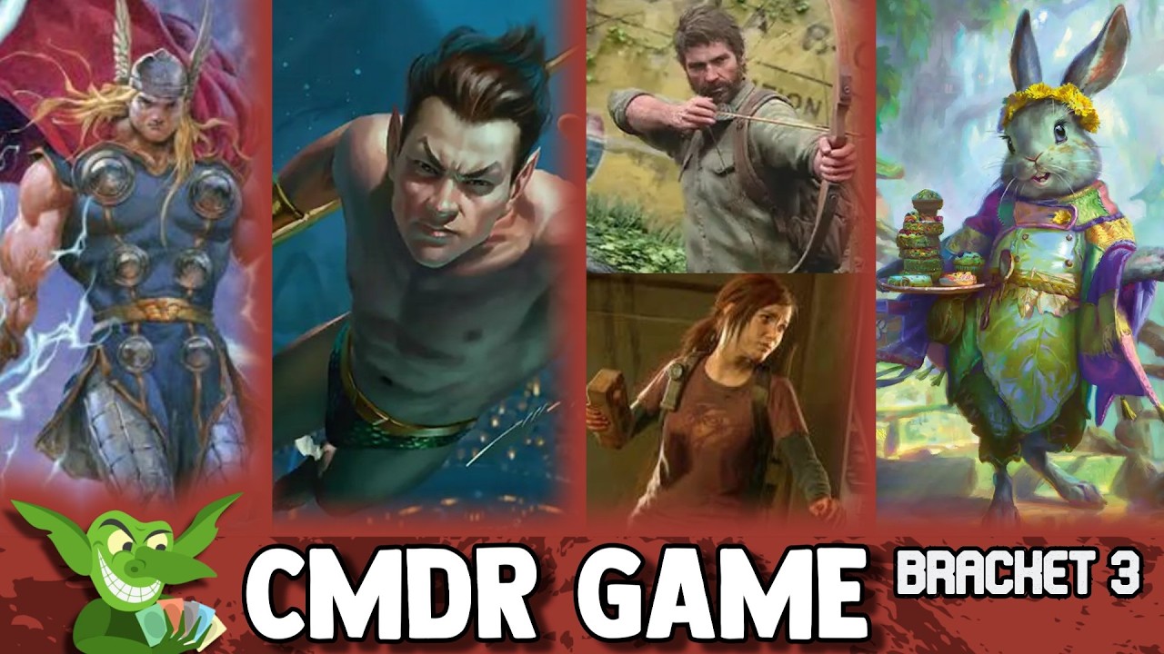 Thor, God of Thunder VS Namor the Sub-Mariner VS Joel | Ellie VS Ms Bumbleflower #commander gameplay