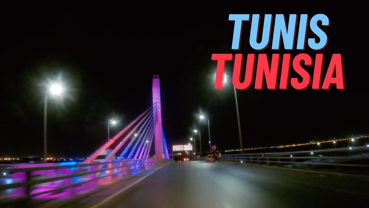 Rades-La Goulette Bridge, Tunisia 🇹🇳 4k || جسر رادس - حلق الوادي