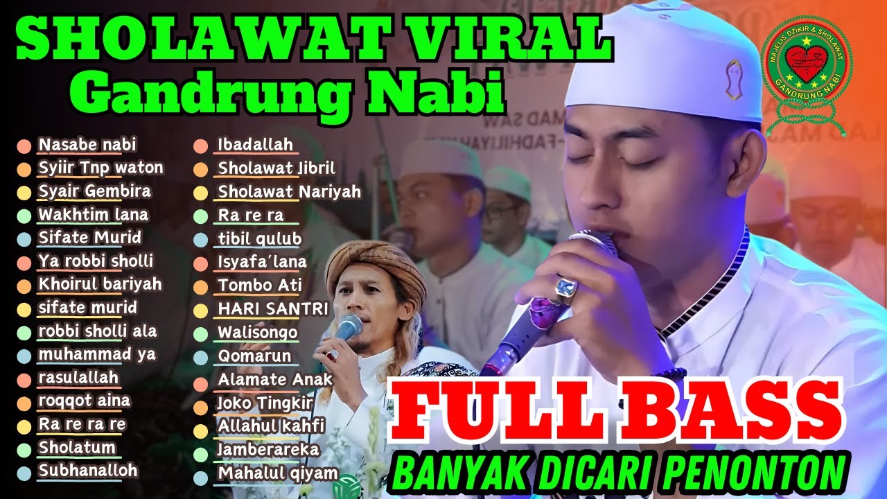 TERVIRAL BANYAK DICARI ‼ SHOLAWAT GANDRUNG NABI TERBARU 2024 |  FULL ALBUM GANDRUNG NABI 2024 😱