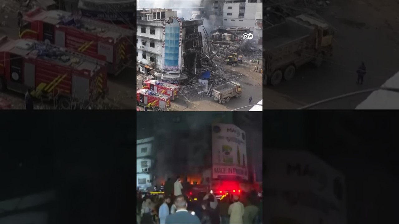 Rescuers search for missing as death toll from Karachi mall fire rises | DW News