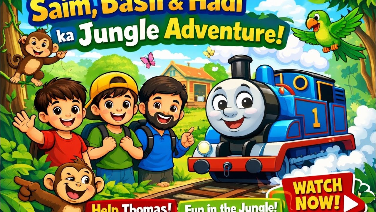 Aj ka din Saim, Basil aur hadi ka Jungle Adventure