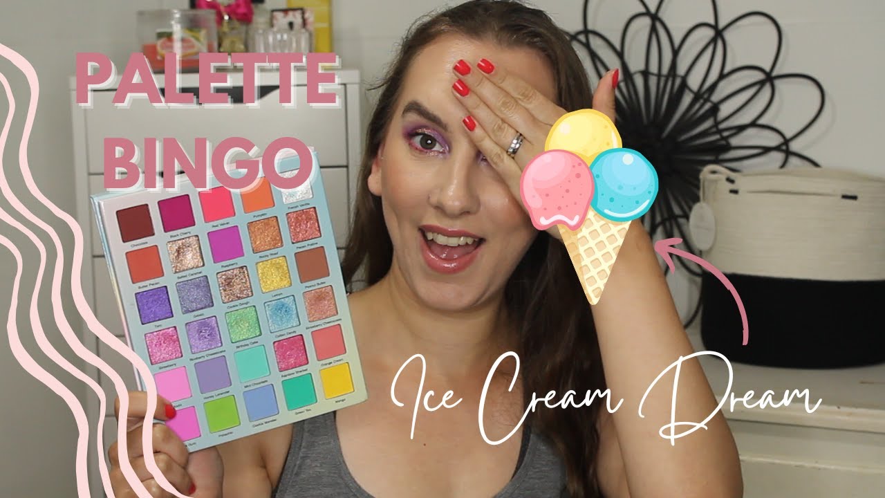 Palette Bingo // GlamLite Ice Cream Dream