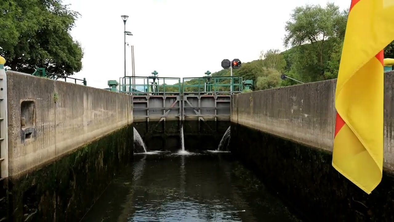 Schifffahrt Kemnader See bis Zeche Nachtigall  (07.09.22) UHD