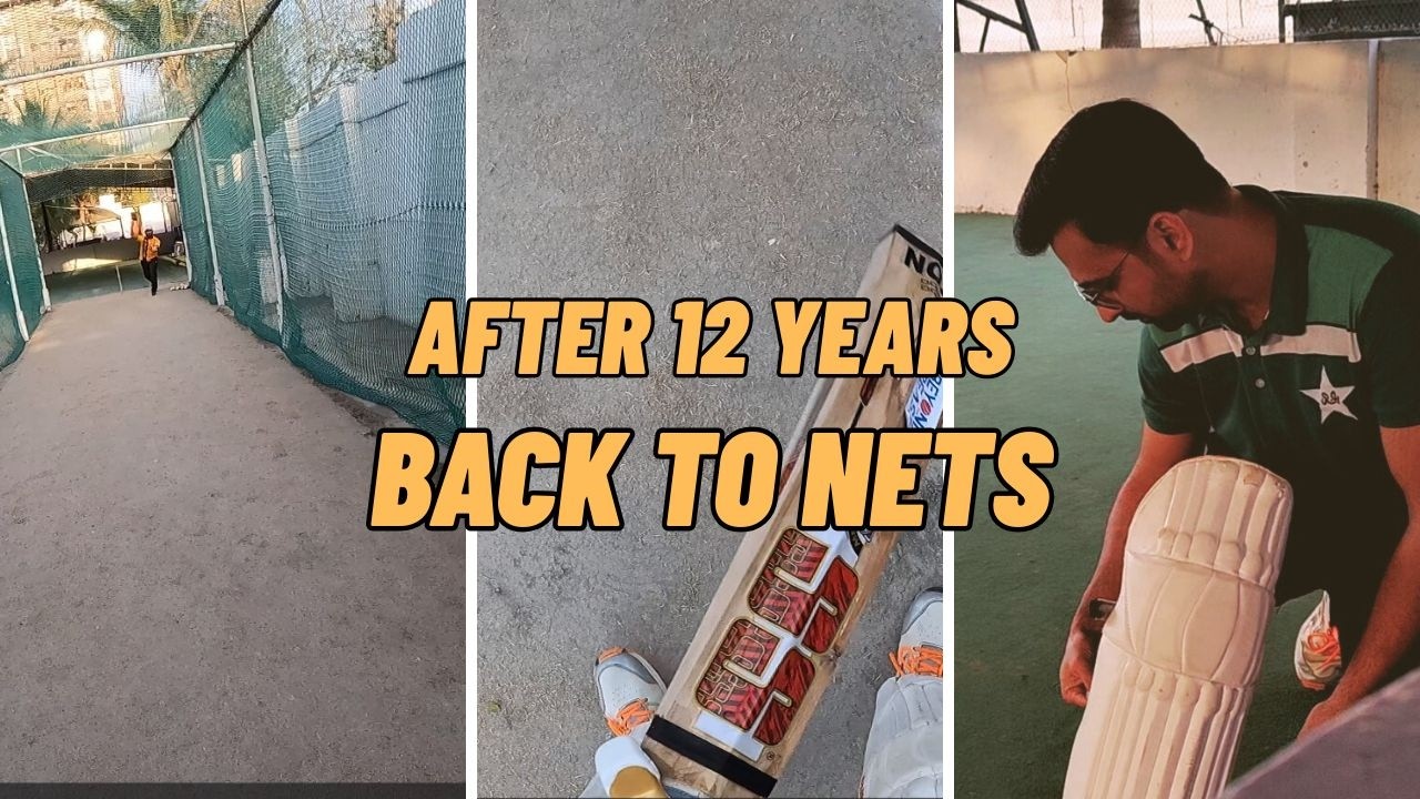 After 12 Years… Back to the Nets | Cricket Comeback at 30