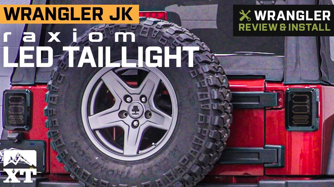 Jeep Wrangler JK Raxiom LED Tail Light Review & Install