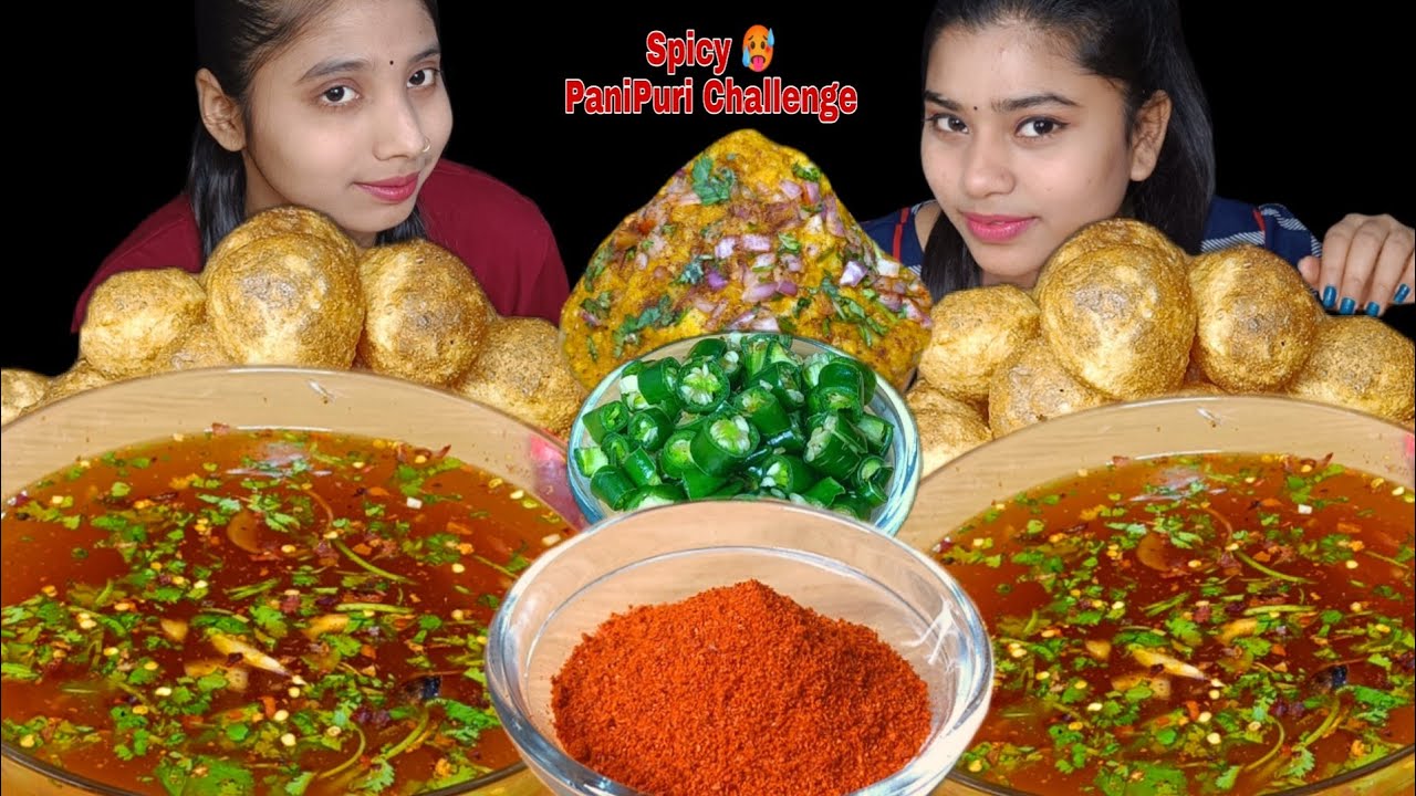 SPICY PANI PURI CHALLENGE | PANIPURI EATING CHALLENGE | GOLGAPPA CHALLENGE | FOOD CHALLENGE