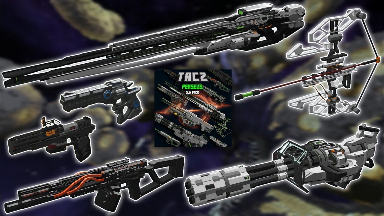 *OLD* Perseus Gun Pack - All Weapons Showcase | Minecraft TaCZ Mod | v0.41 | By aaanjuinami